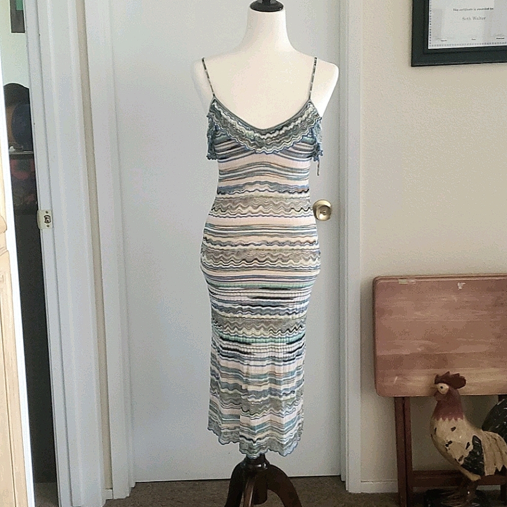 Vintage Missoni Spaghetti Strap Sz 42